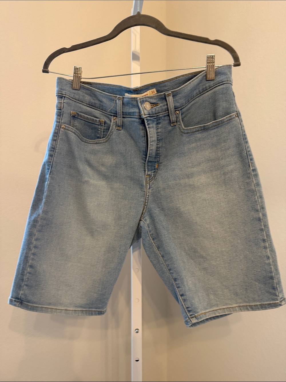 Levi's Light Blue Denim Jean Shorts